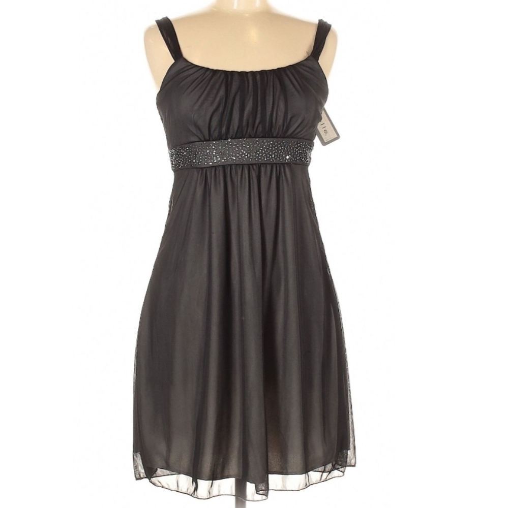 Black strappy dress